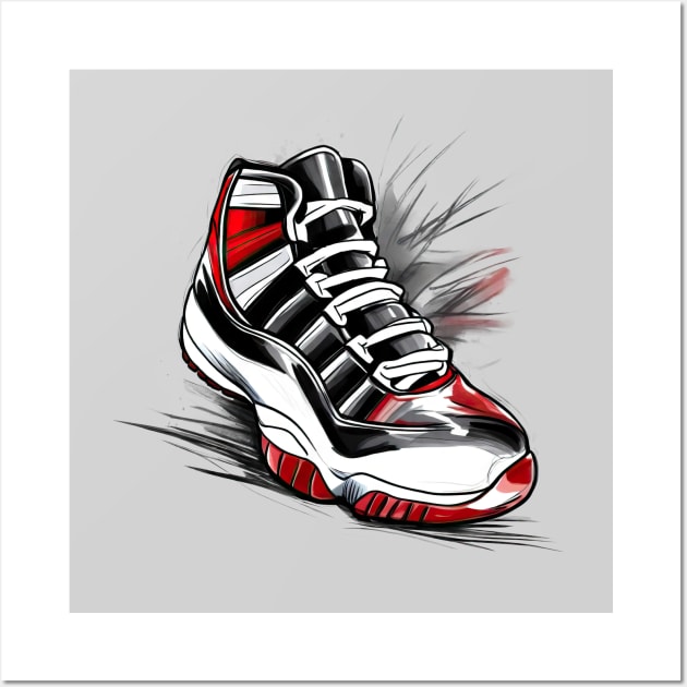 AJ XI Wall Art by Buff Geeks Art